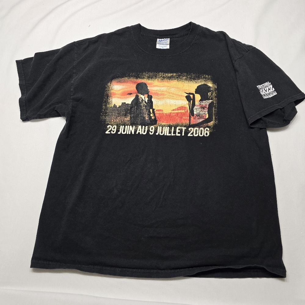 Vintage International Jazz Festival De Montreal Y2K 2006 Graphic concert Tshirt